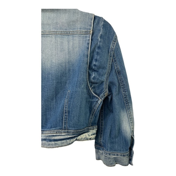 Massimo Dutti Crop denim jacket size XS - Picture 4 of 11